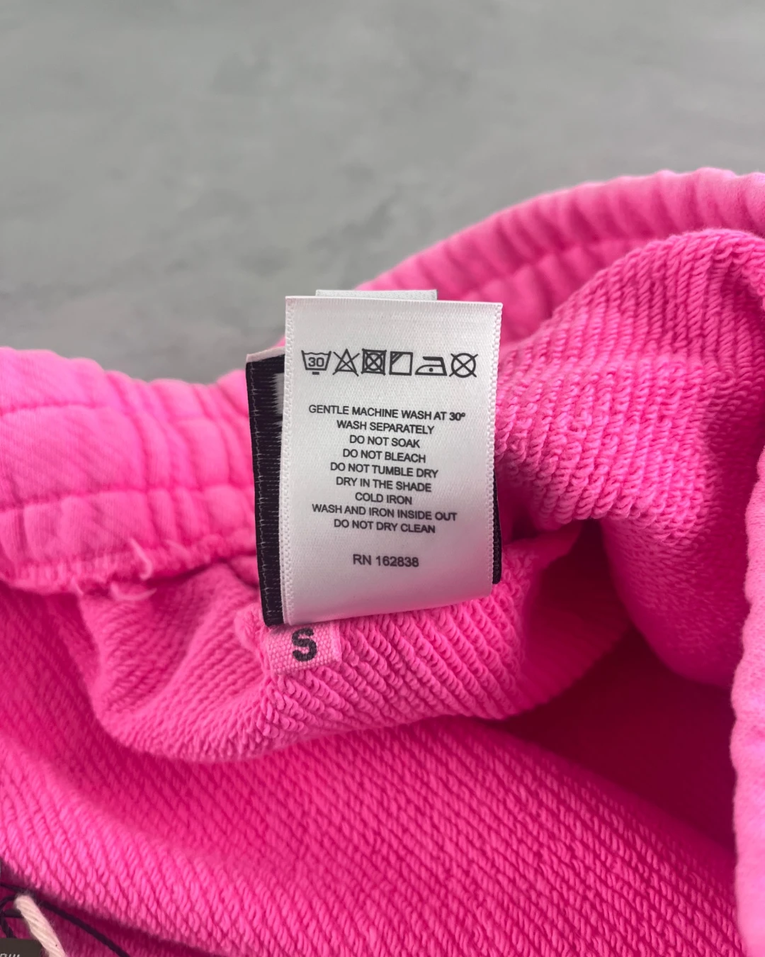 Denim Tears Mono Cotton Wreath Bottoms pink – S