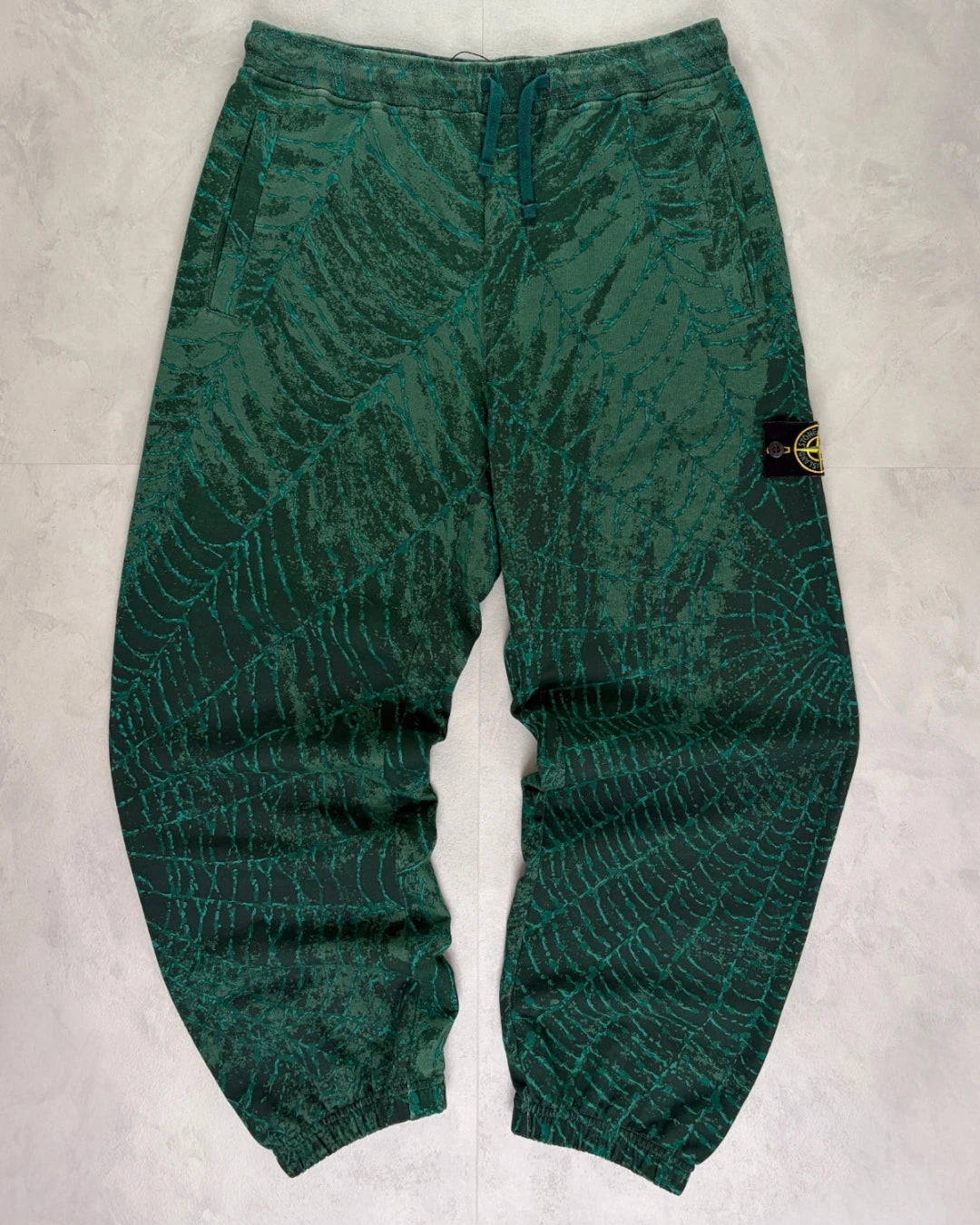 Stone Island X Supreme Spiderweb Bottoms green - M
