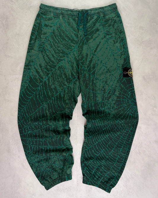 Stone Island X Supreme Spiderweb Bottoms green - M