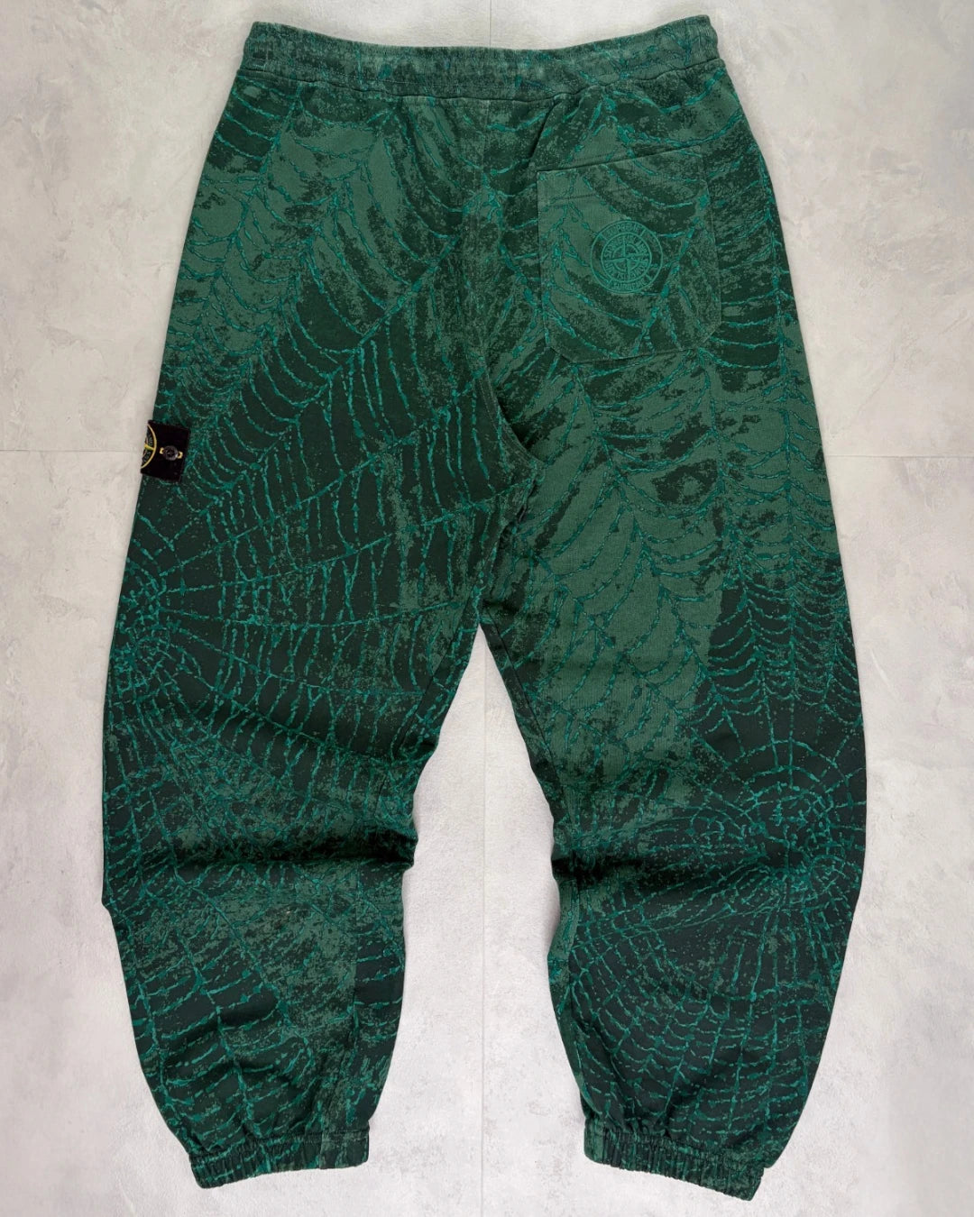 Stone Island X Supreme Spiderweb Bottoms green - M