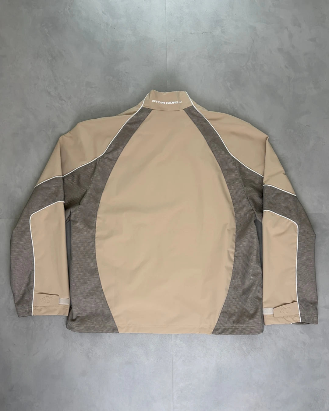 SynaWorld Moto Tracksuit Full Set beige - XXL