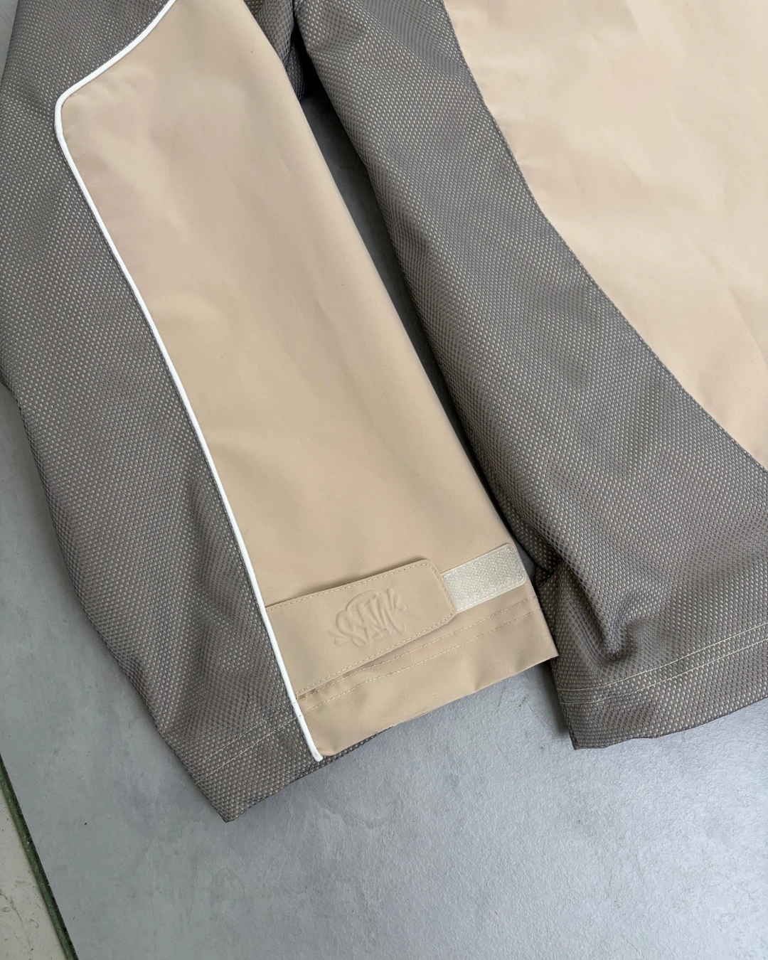 SynaWorld Moto Tracksuit Full Set beige - XXL