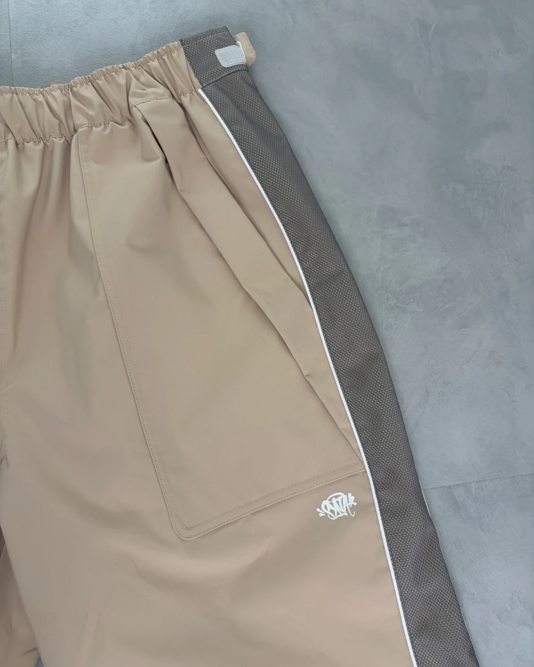 SynaWorld Moto Tracksuit Full Set beige - XXL