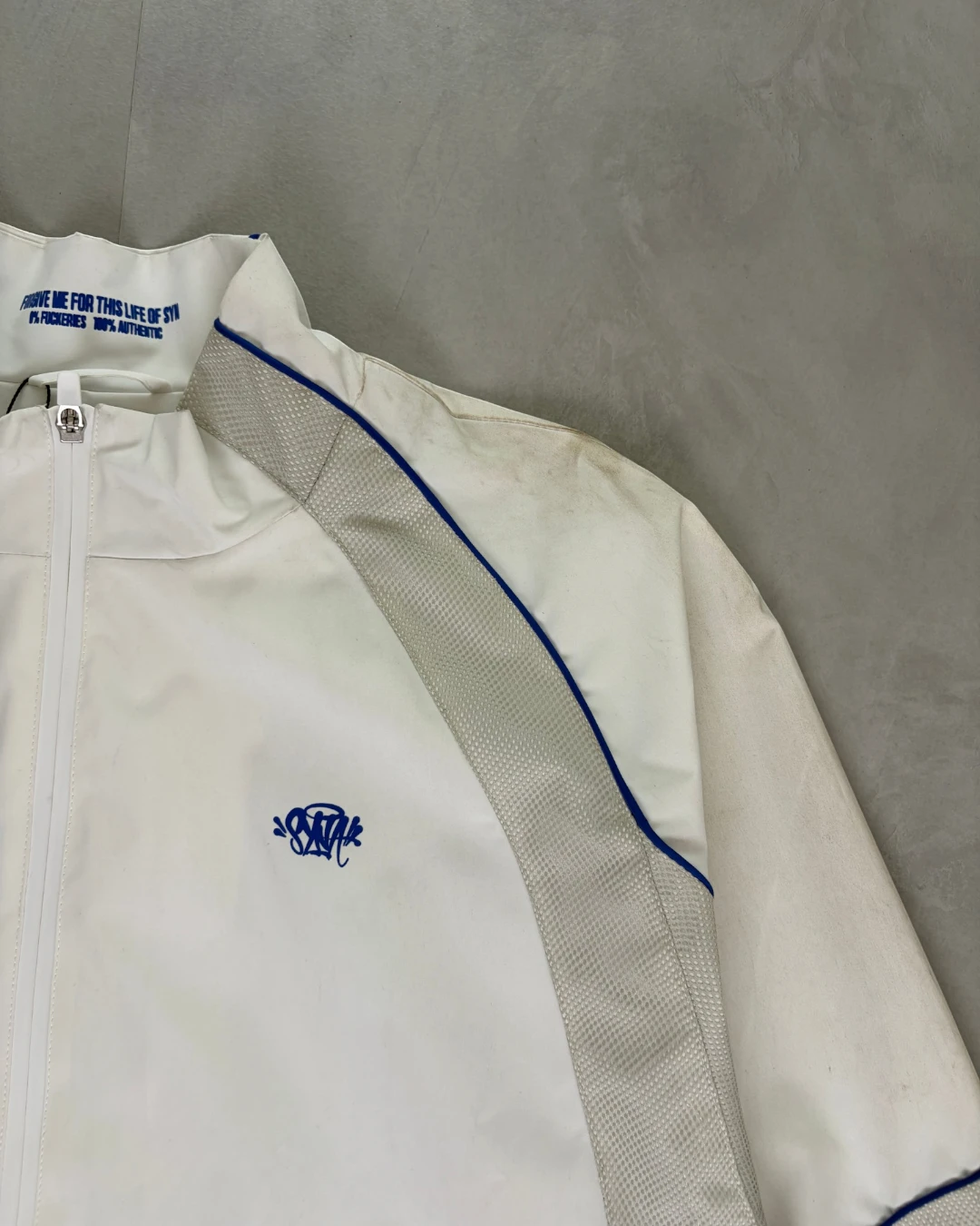 SynaWorld Motor Tracksuit white – XXL
