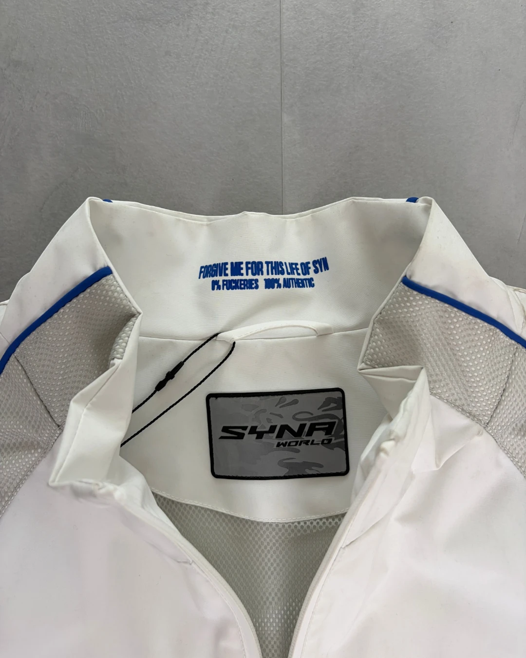 SynaWorld Motor Tracksuit white – XXL