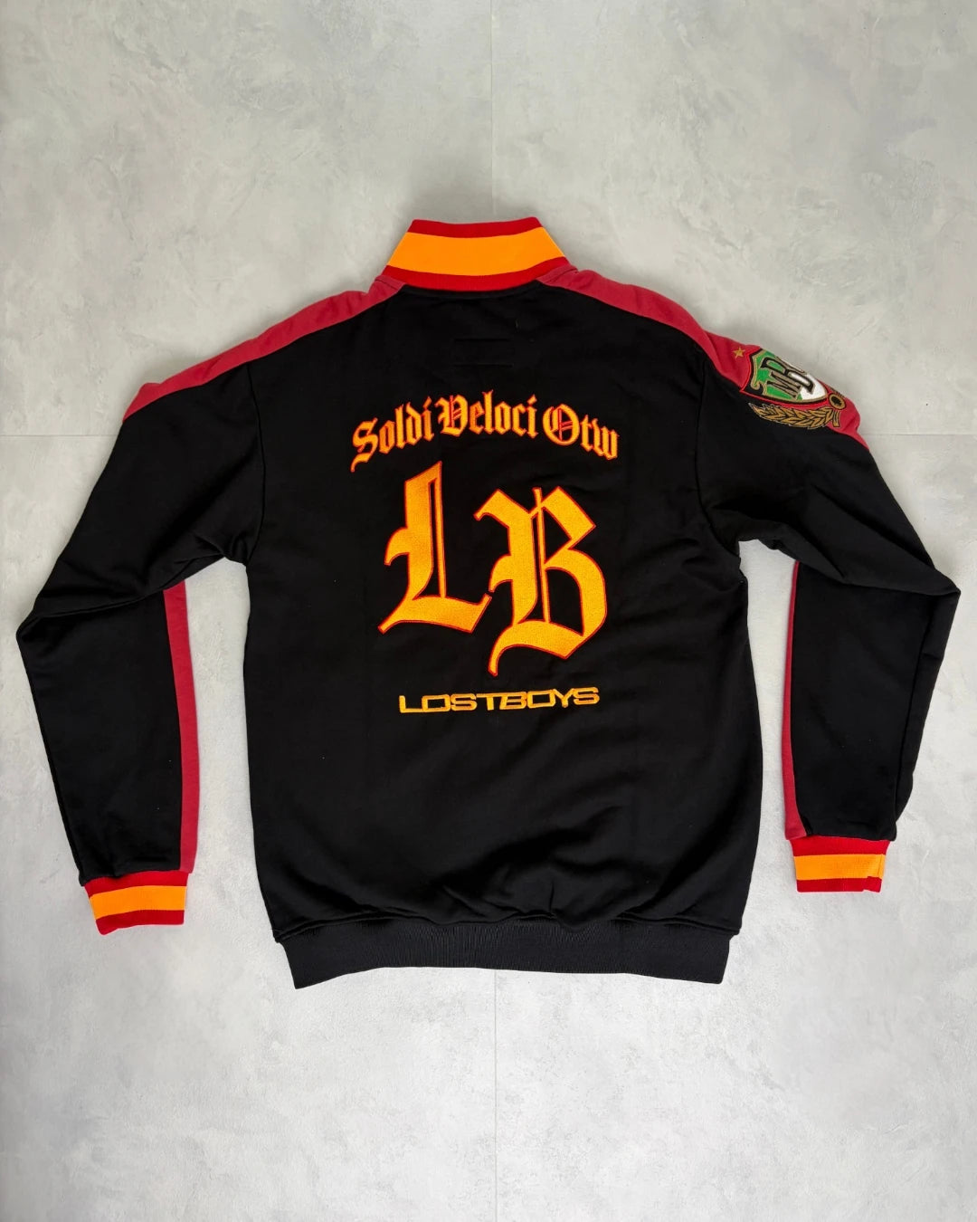 Lostboys Track Jacket black / red – L