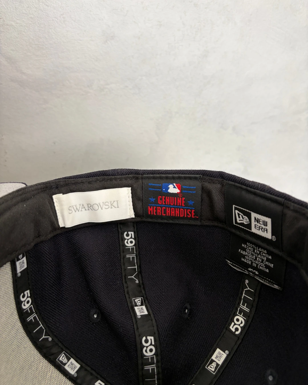 New Era Swarovski 59fifty Fitted Cap navy blue – (GRADE A) / 7