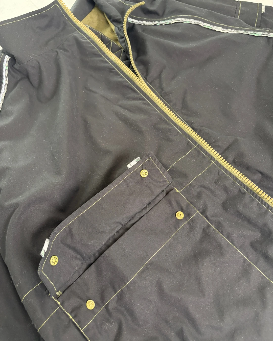 Palace X Maharishi Asymmetric Track Jacket black - L