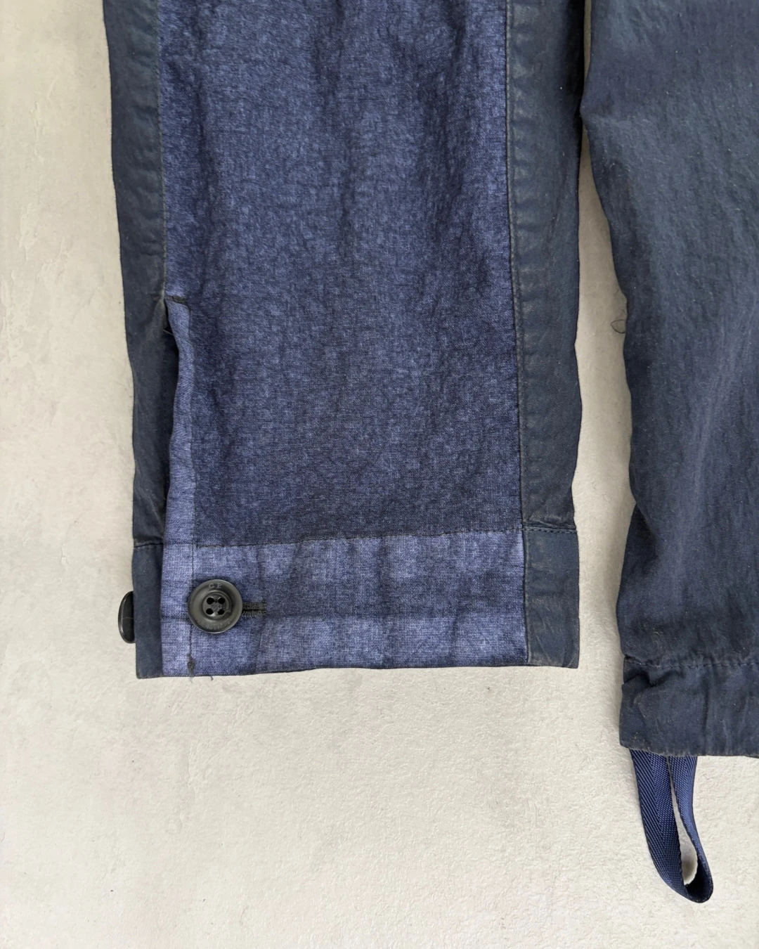 Palace X C.P. Company 50 Fili Heavy Mixed Hooded Jacket navy blue - XL