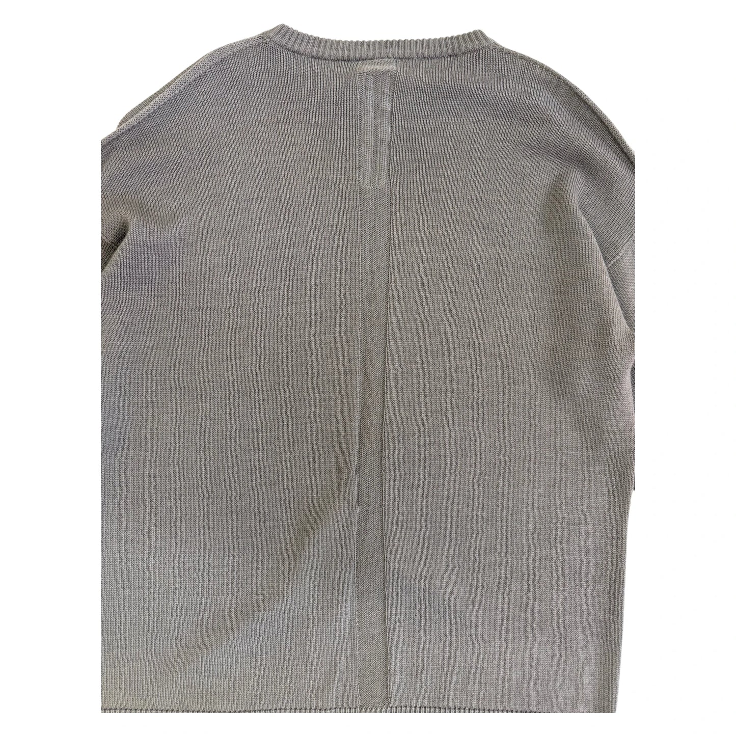Rick Owens Penta Pointelle Knit Wool Sweater black - M