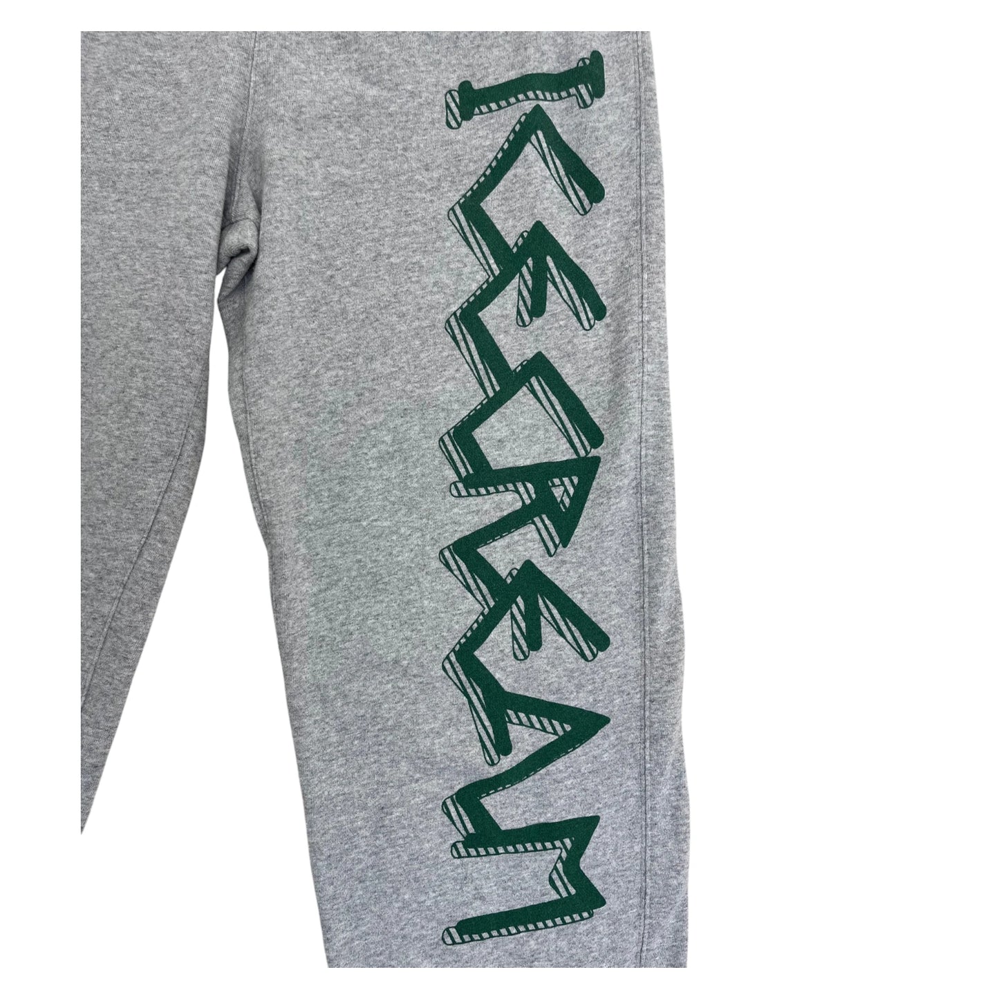 Ice Cream Green Script Logo Joggers grey - M
