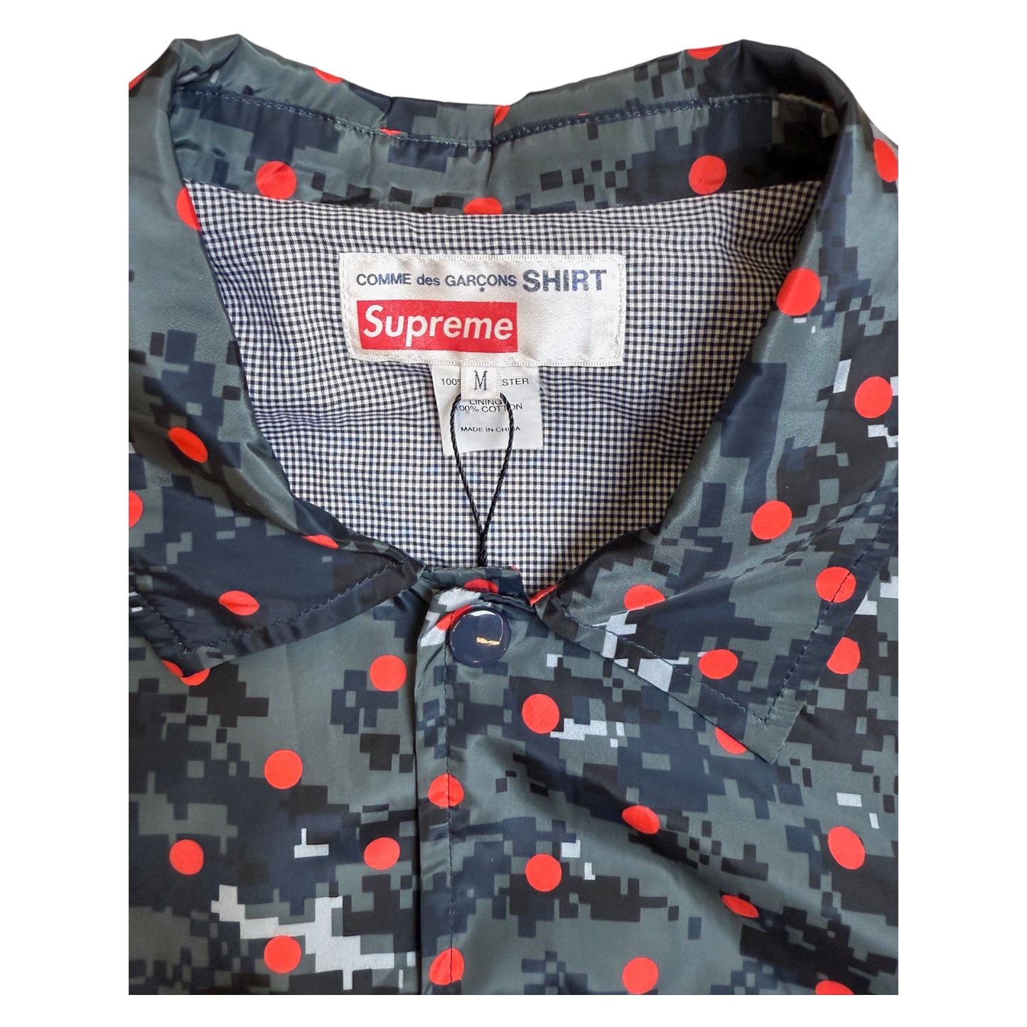 Supreme X CDG Digital Camo Coach Jacket - M / M