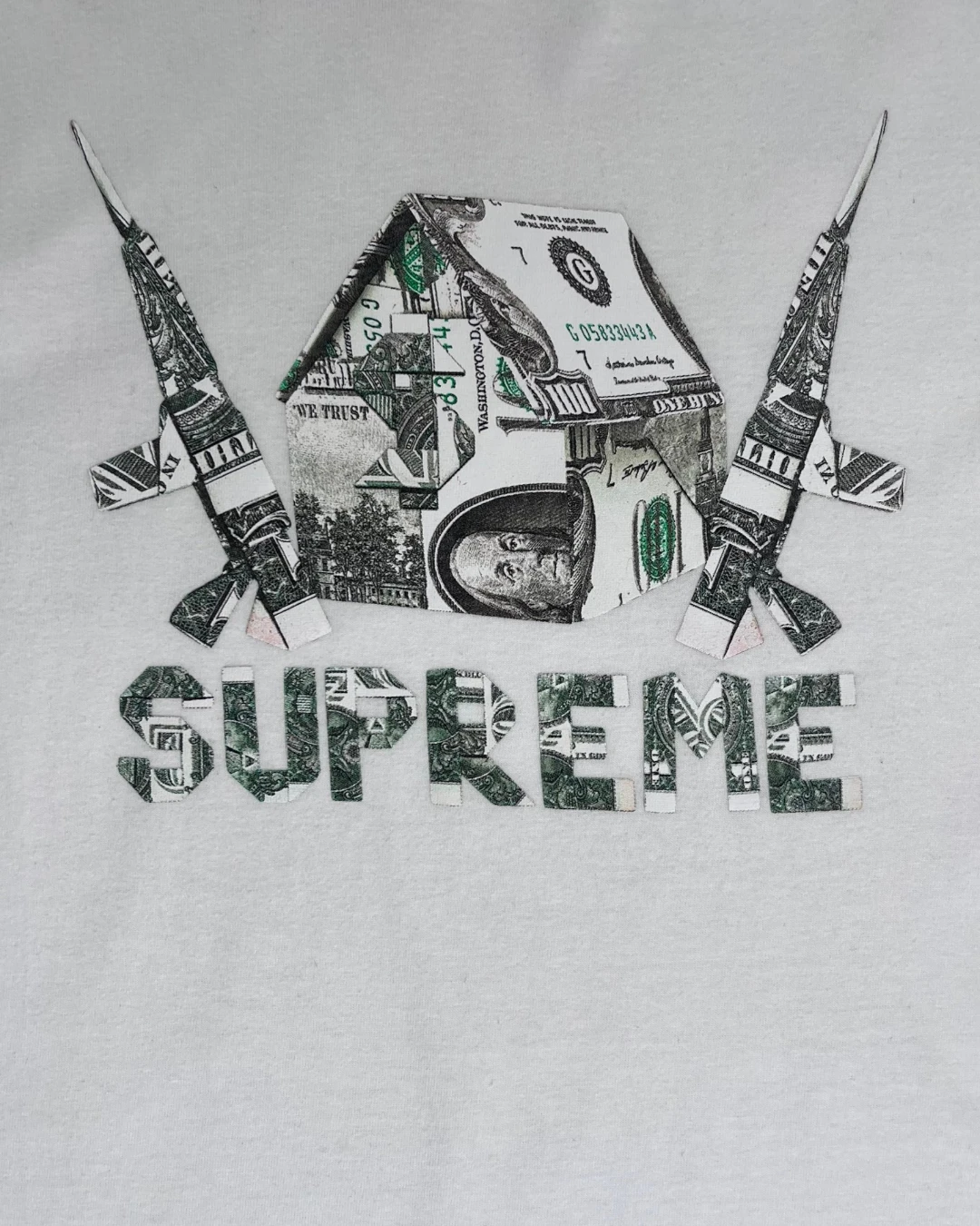 Supreme Origami T Shirt white – XL