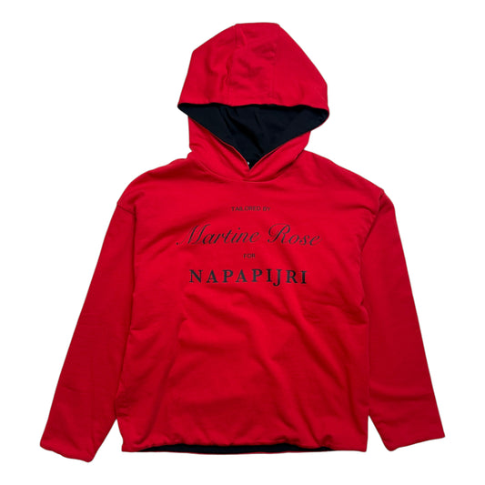 Martine Rose X Napapjri Hoodie red - S