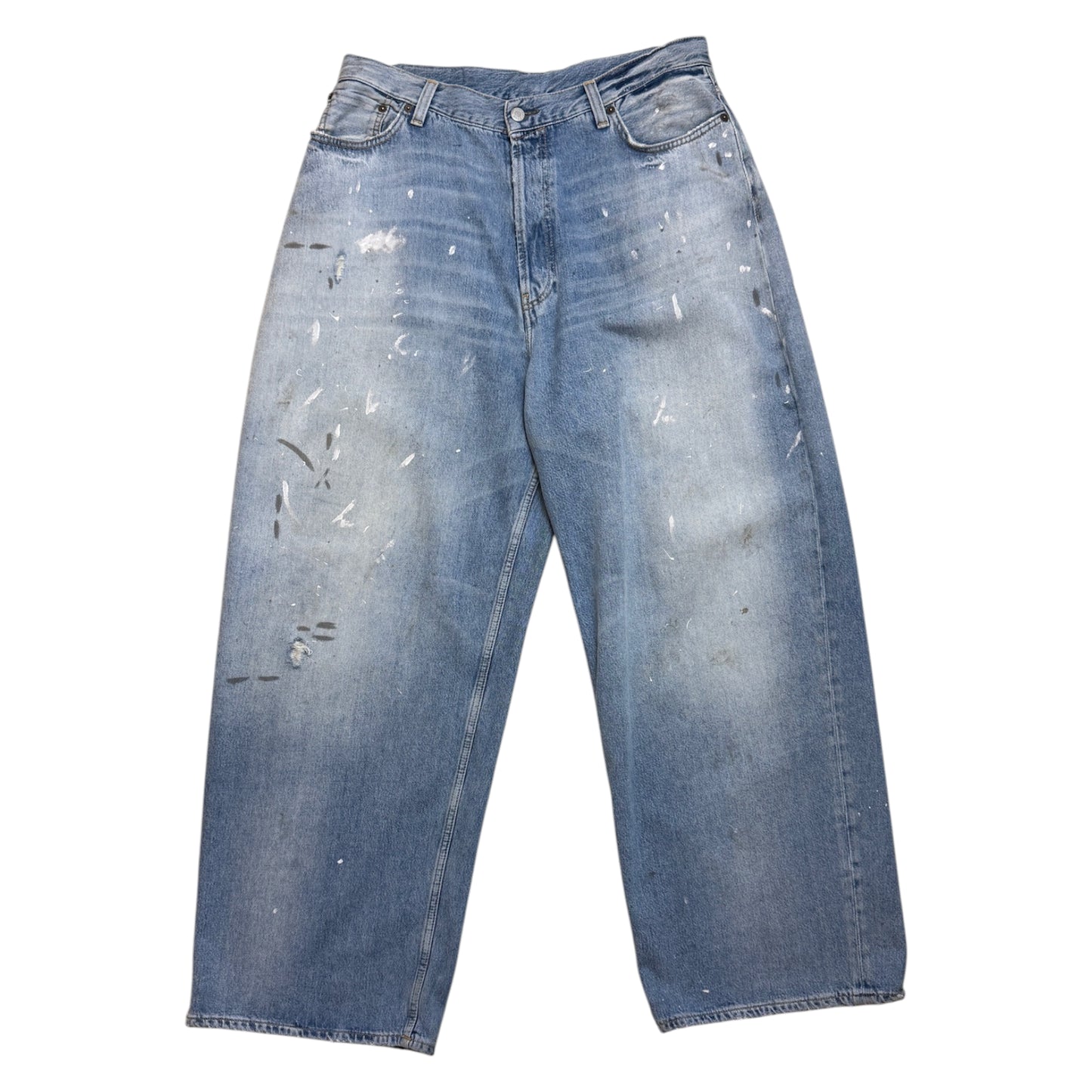 Acne Studios Baggy Paint Denim - (GRADE A) / XL