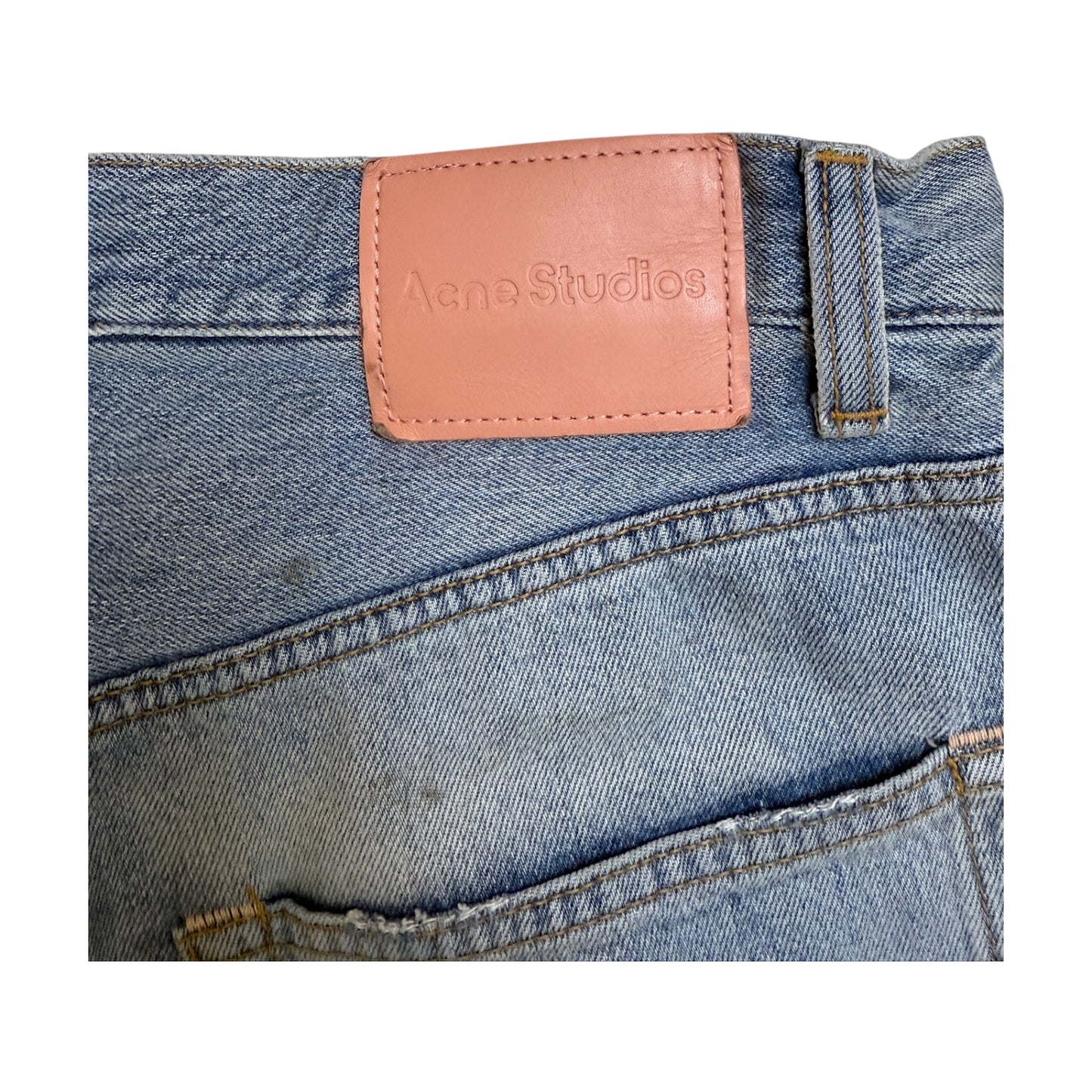 Acne Studios Baggy Paint Denim - (GRADE A) / XL