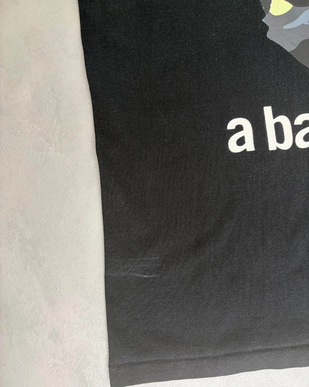 Bape Ape Head Camo T Shirt black - M