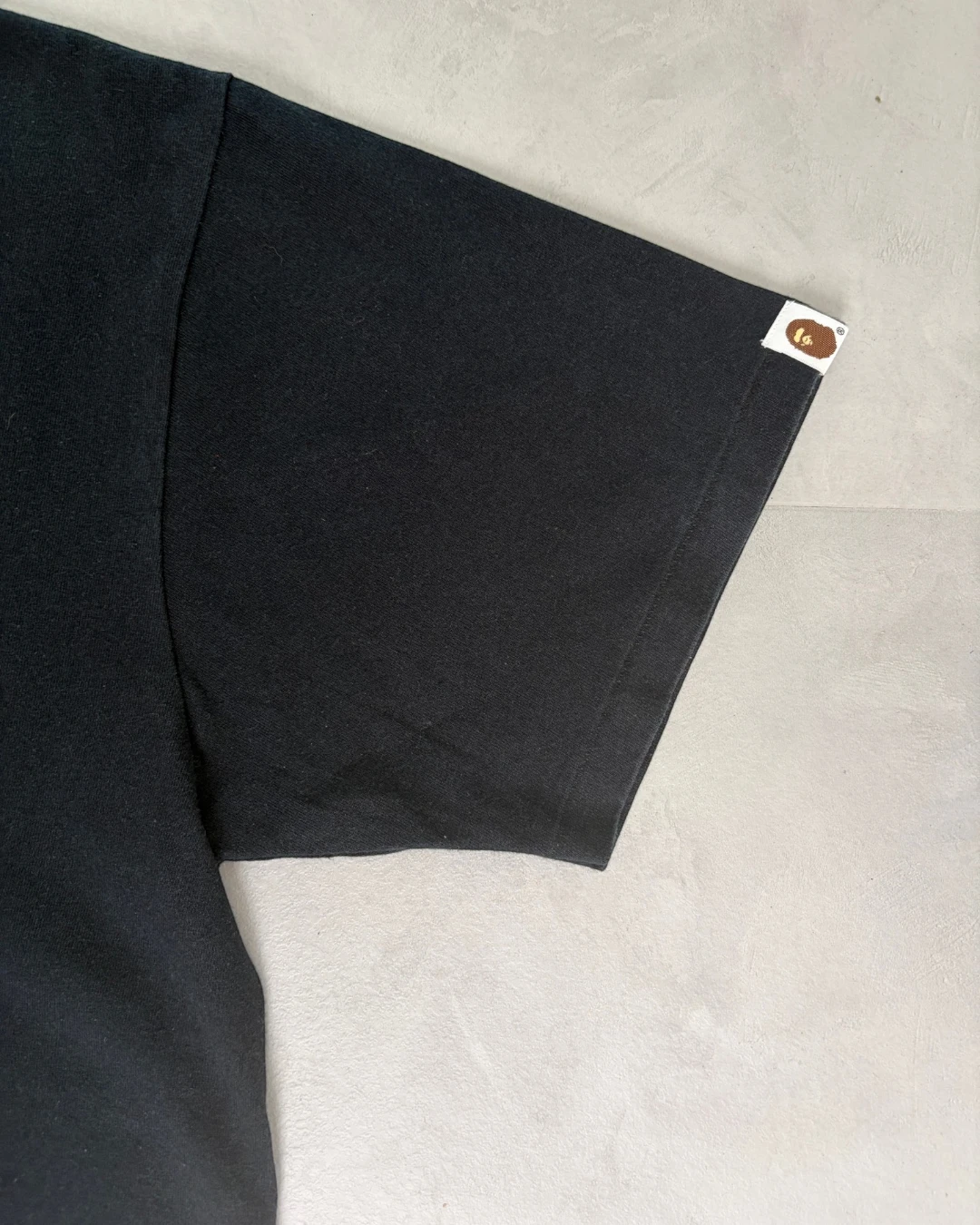 Bape Bathing Ape Classic Camo Logo navy T Shirt black - L