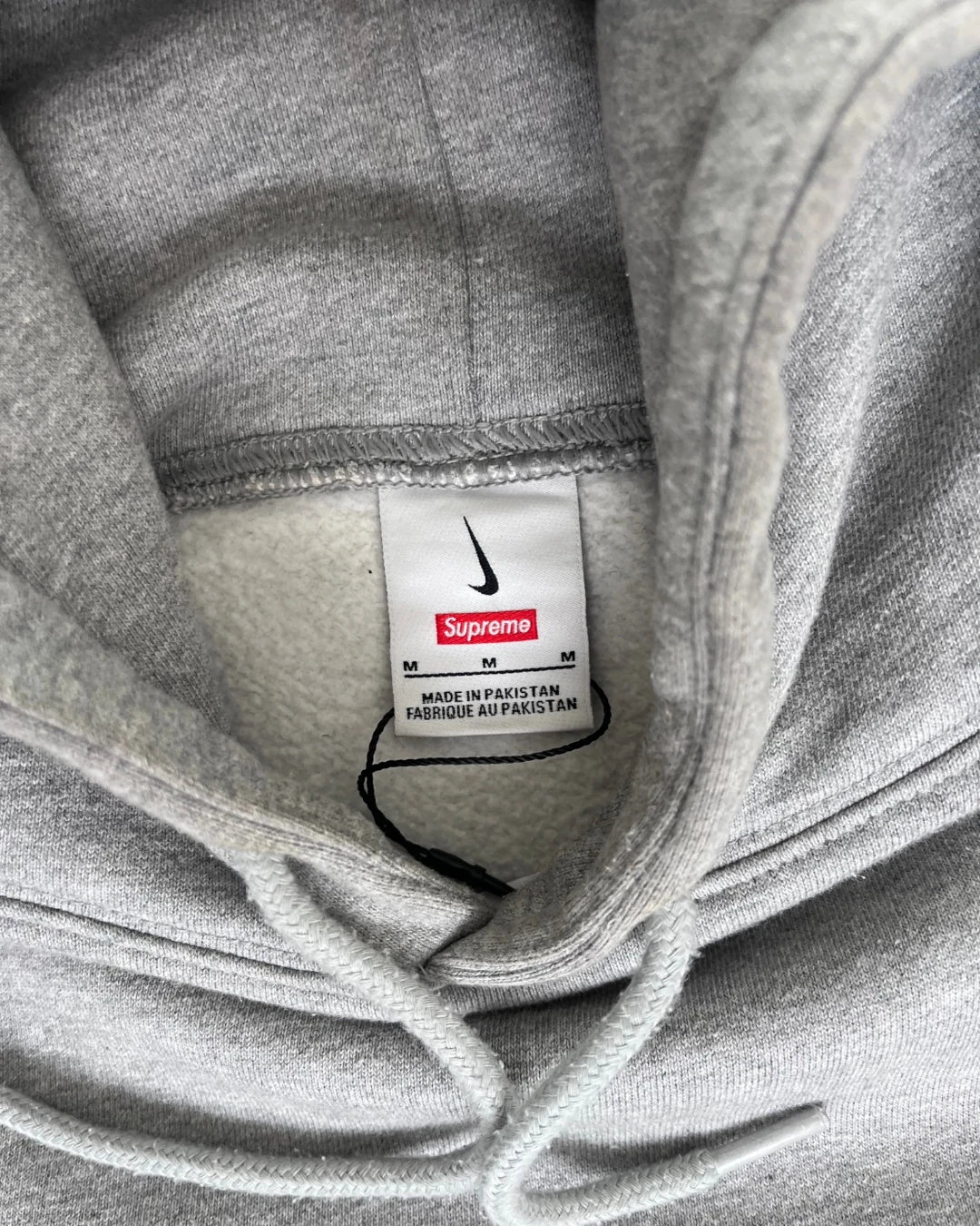 Supreme X Nike Hoodie grey – M