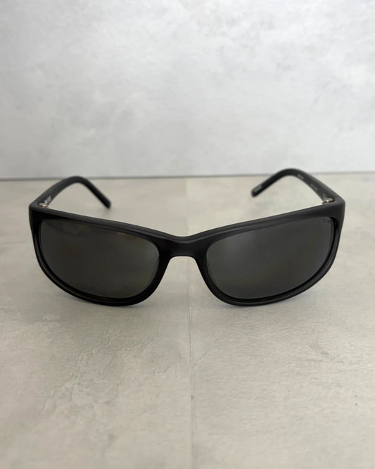 Stussy Julian Sunglasses Frost black / polarized black Lens – OS