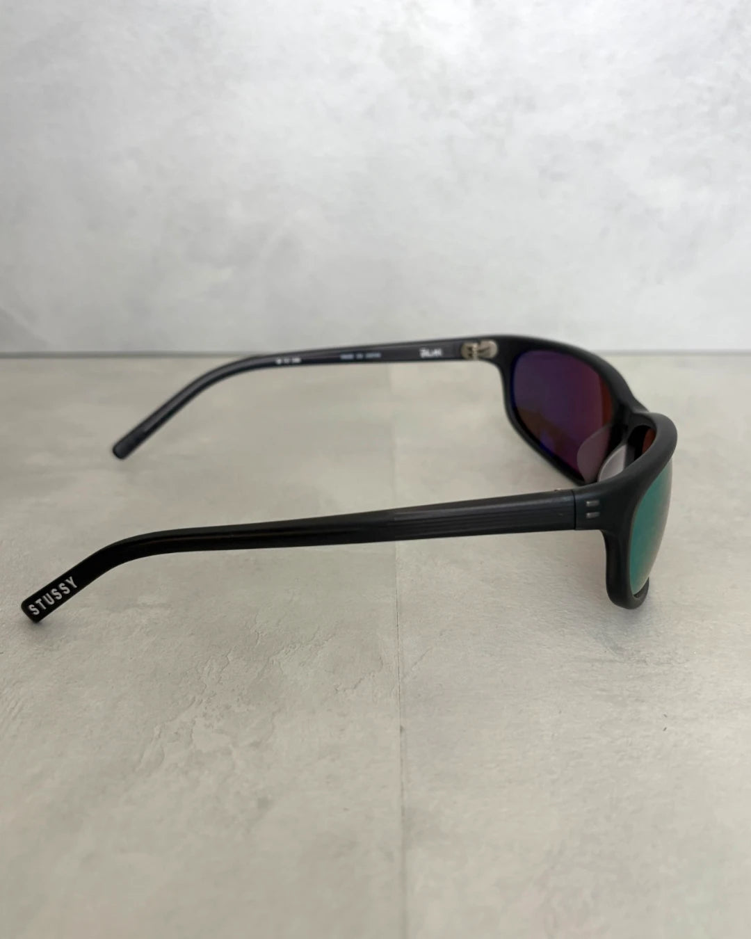Stussy Julian Sunglasses Frost black / orange Mirror Lens – OS