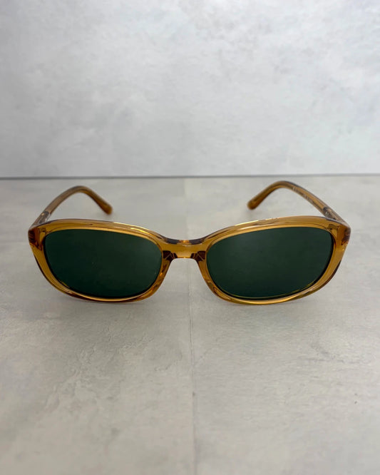 Stussy Eli Sunglasses honey / dark green lens – OS