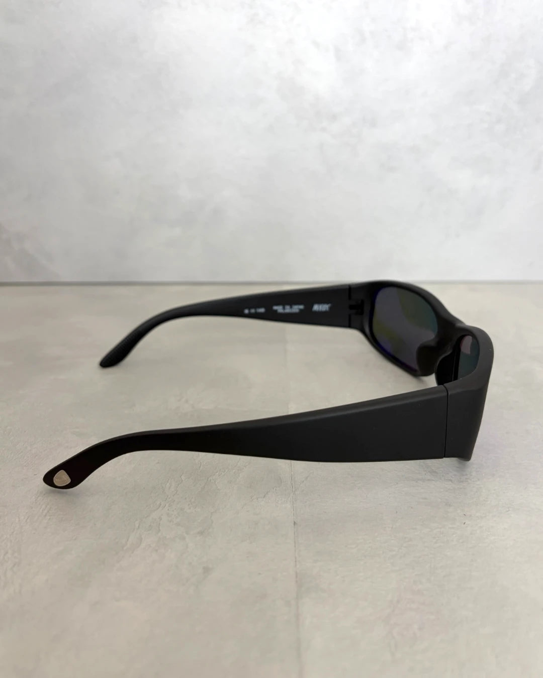 Stussy Mikey Sunglasses Rubber black / Polarized blue lens – OS