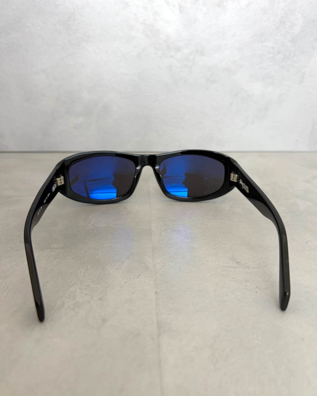 Stussy Landon Sunglasses black / black lens – OS