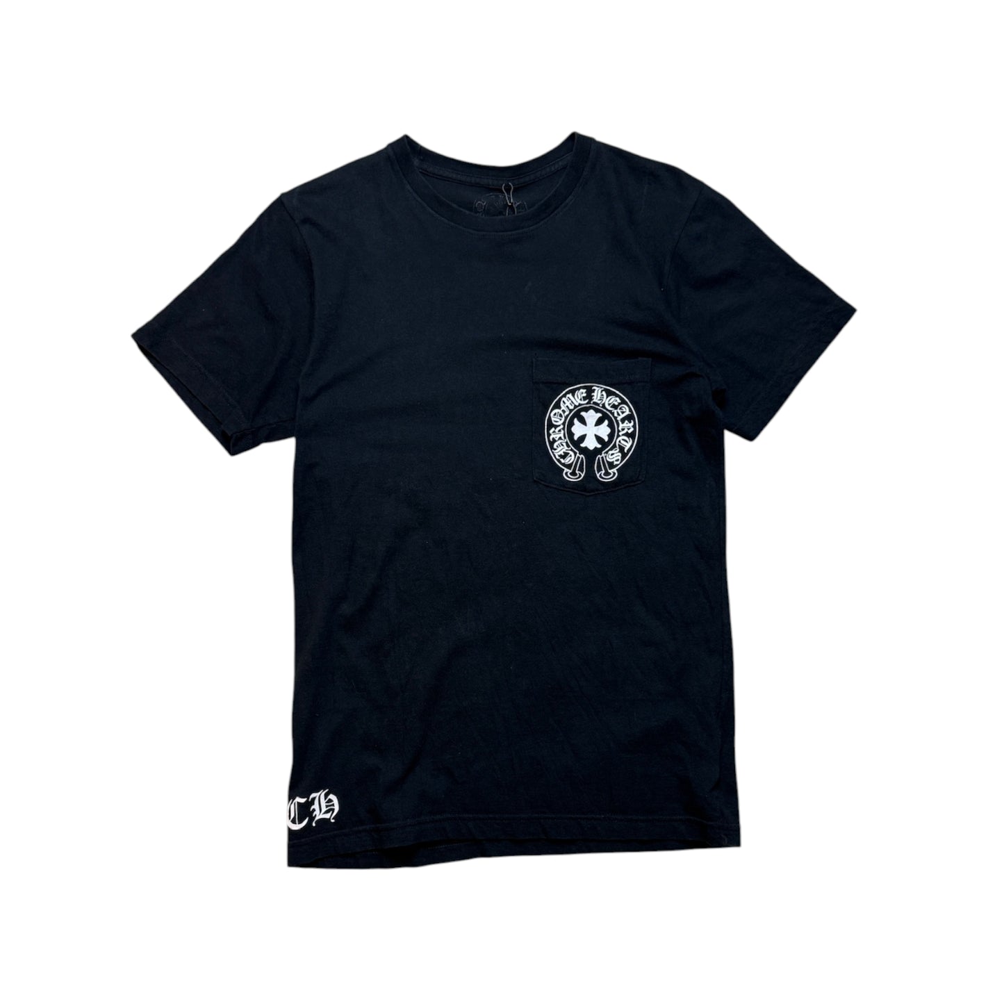 Chrome Hearts Block Text Graphic T-Shirt Black - S