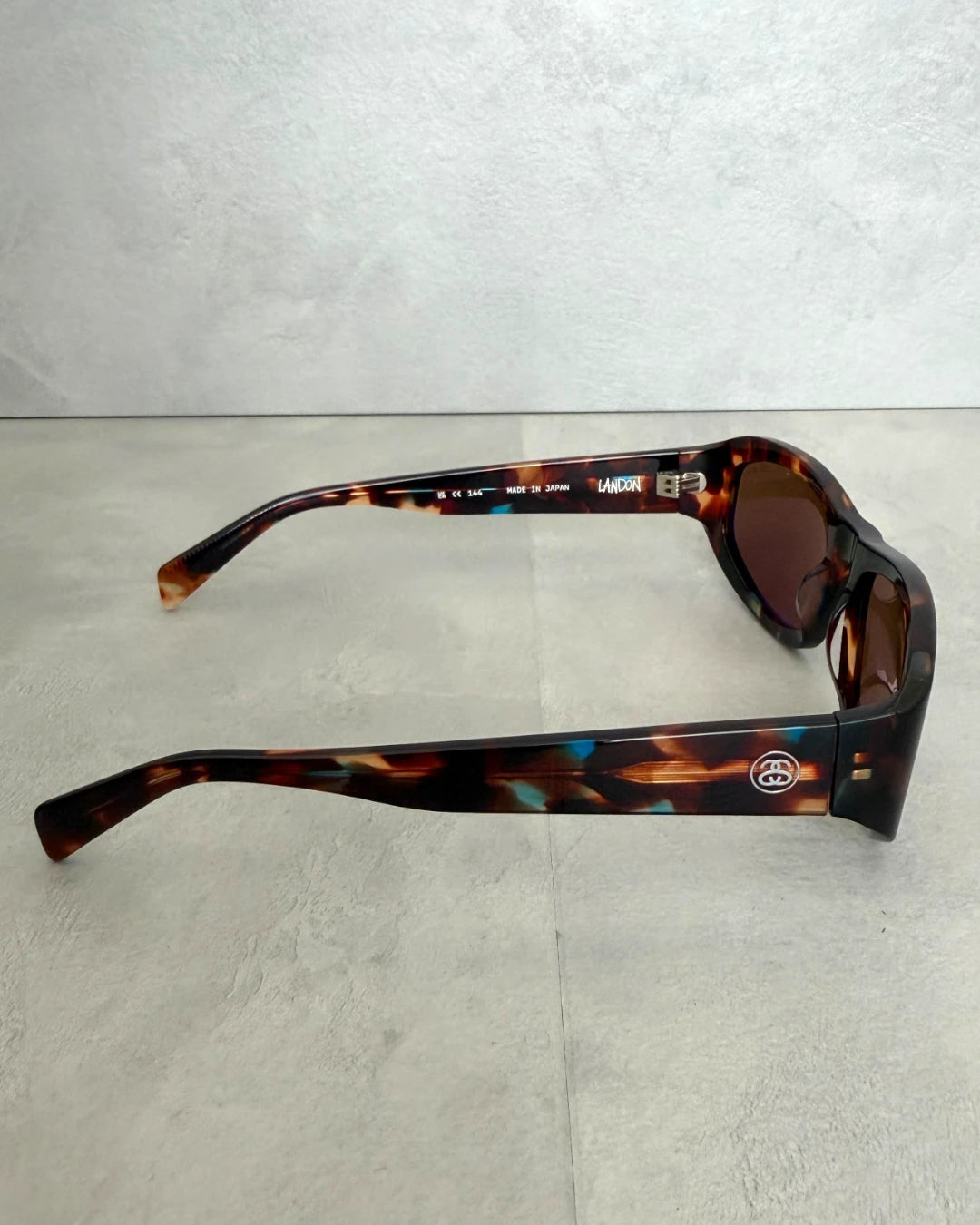 Stussy Landon Sunglasses Havana tortoise / brown lens – OS