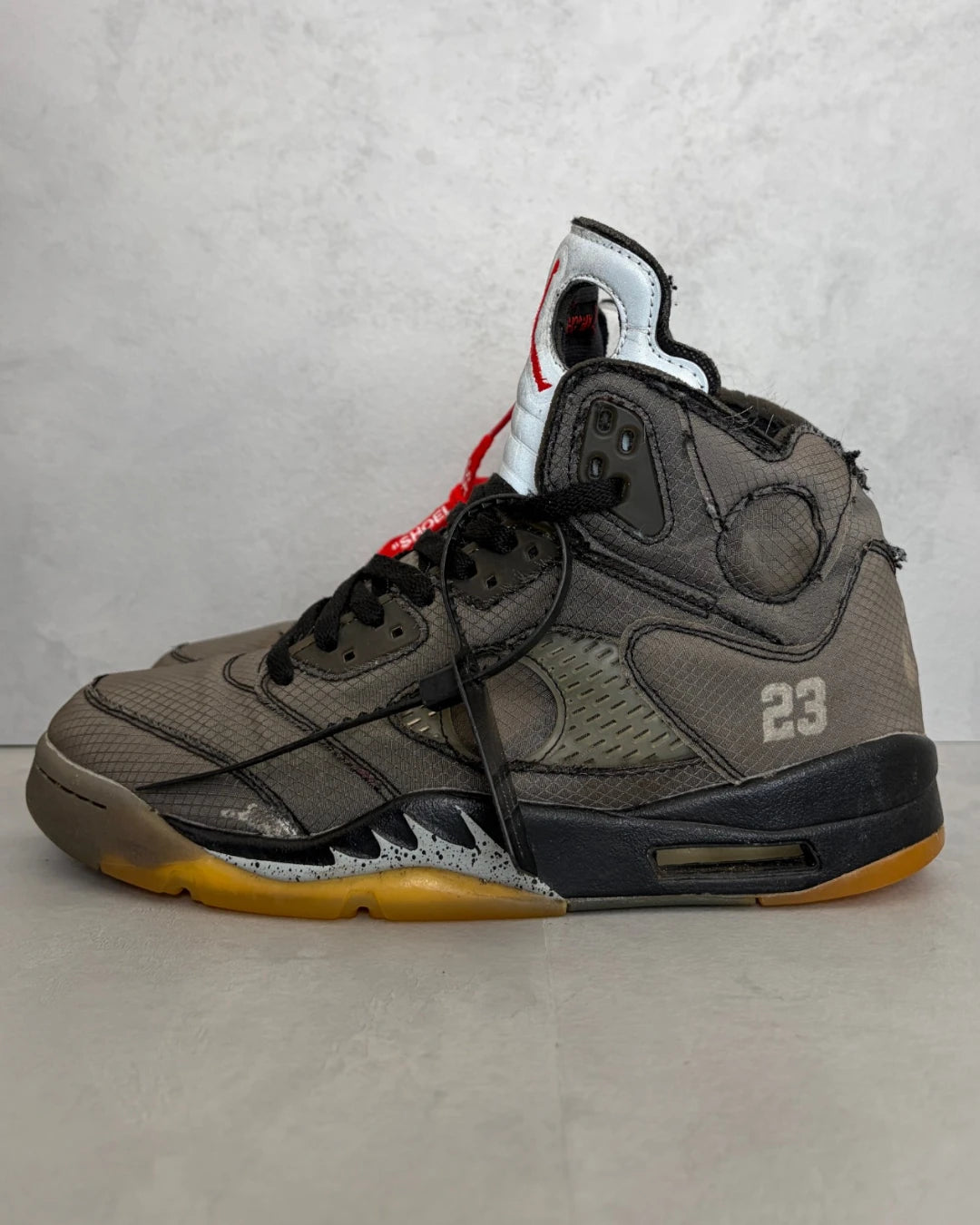 Jordan 5 x Off-White Retro SP Muslin grey - UK8.5|NB