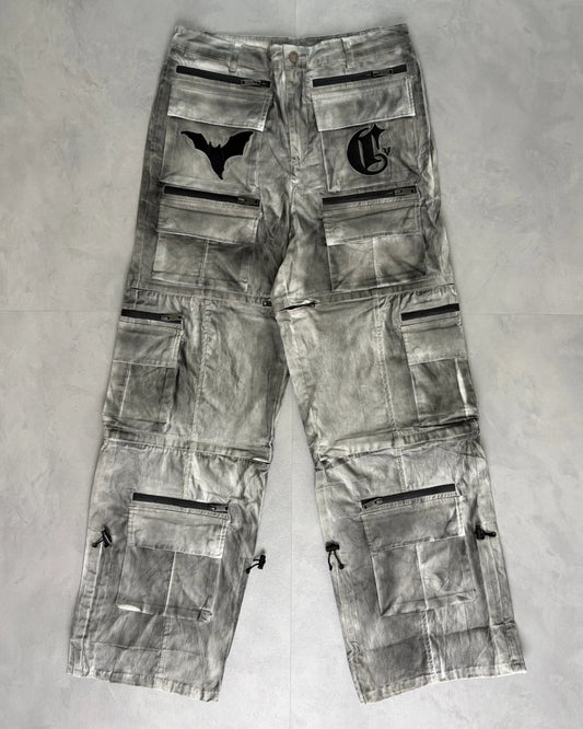 Corvidae X Ditch Convertable Cargo Pants grey