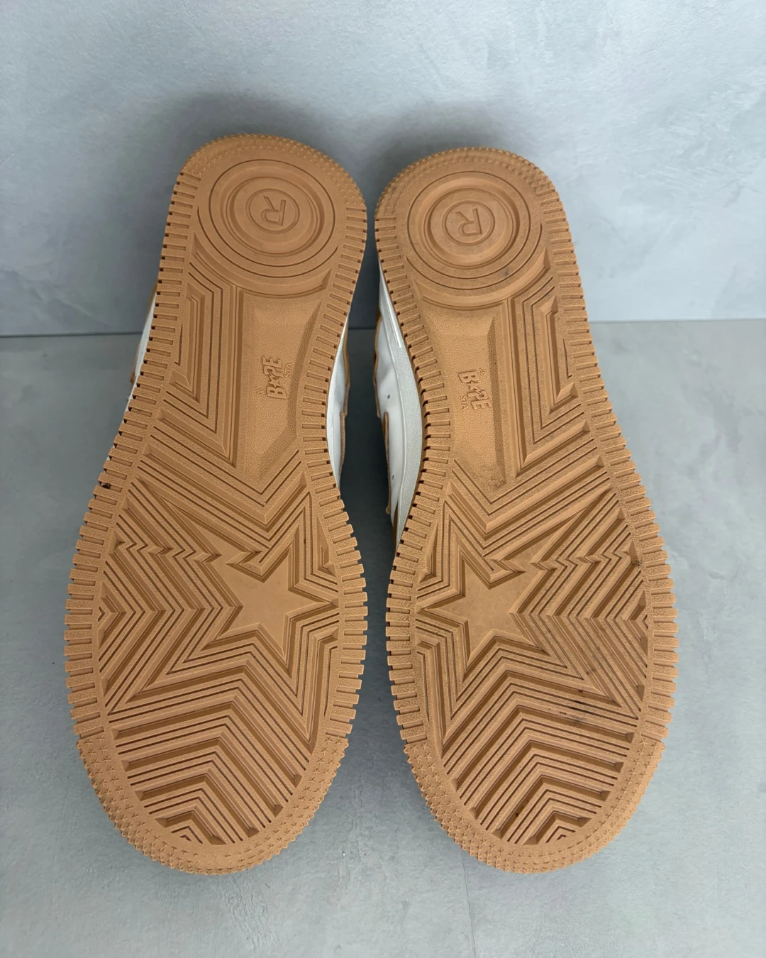 Bape Bapesta beige - UK9