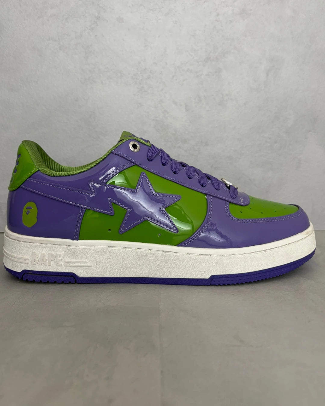 Bape Bapestaz green and purple – UK 9