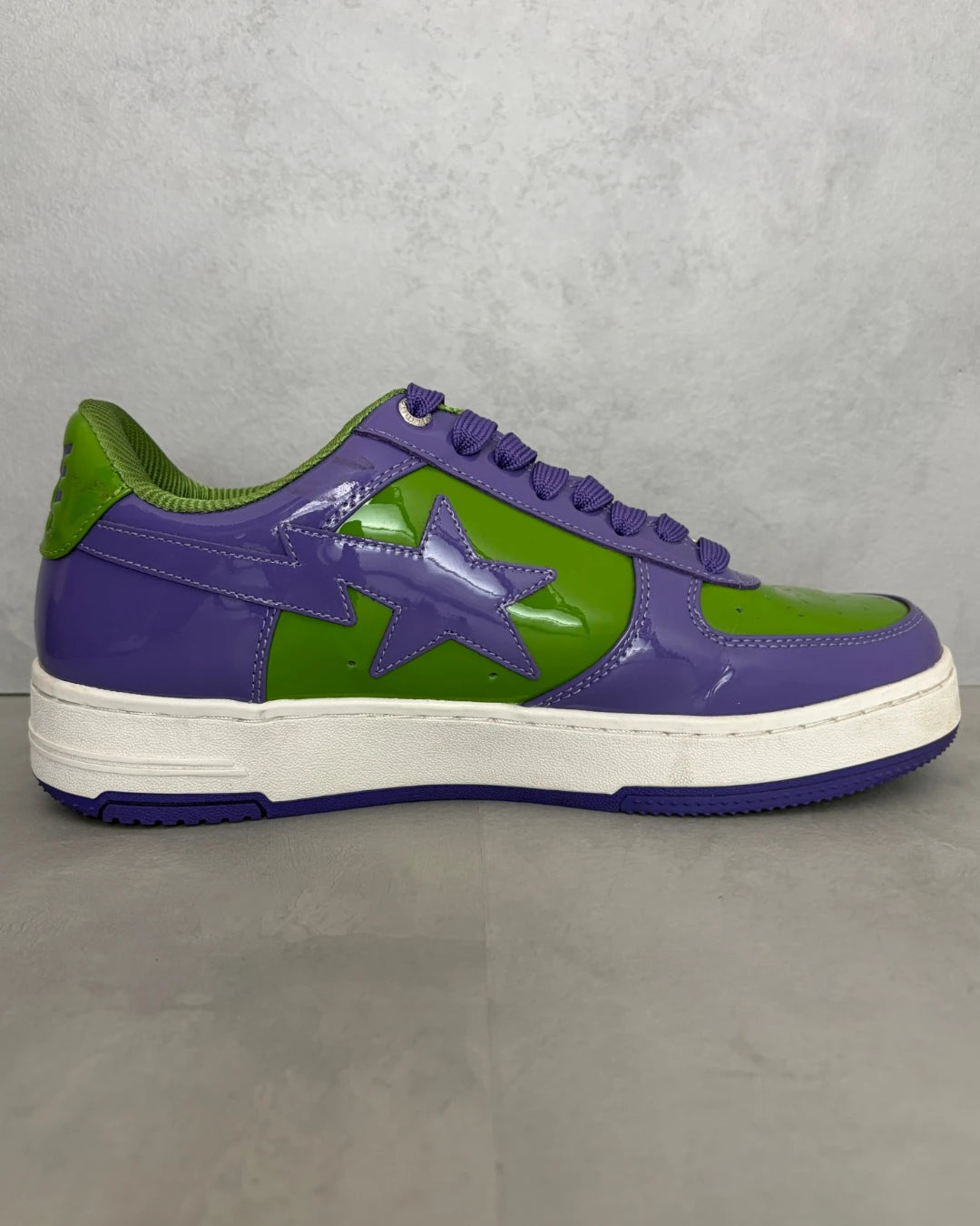 Bape Bapestaz green and purple – UK 9