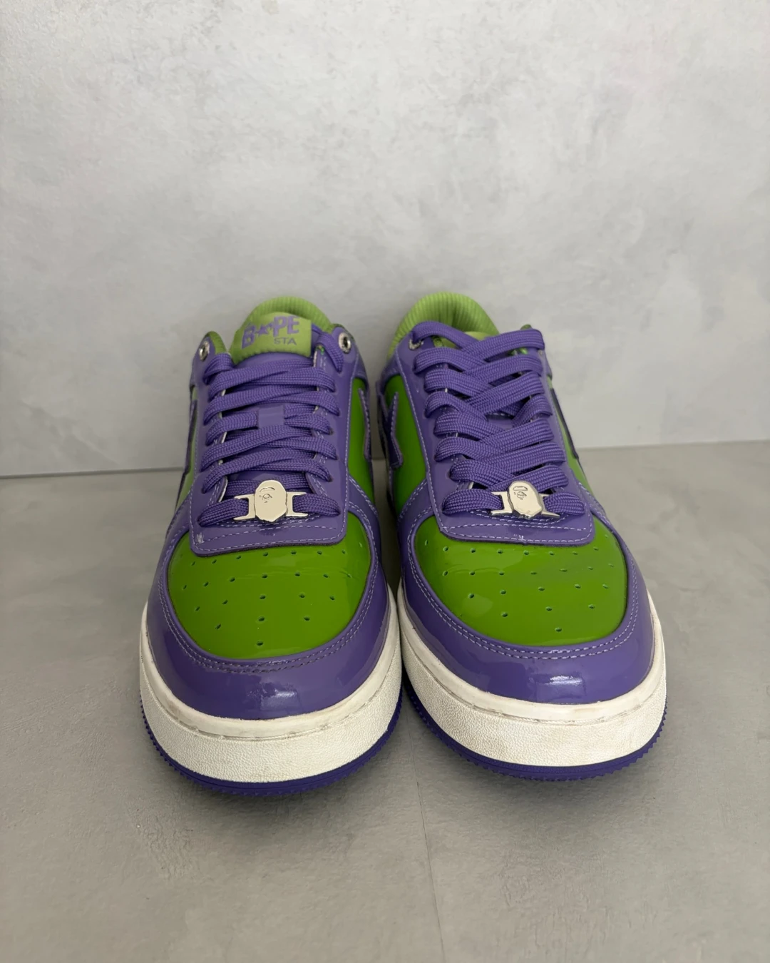 Bape Bapestaz green and purple – UK 9