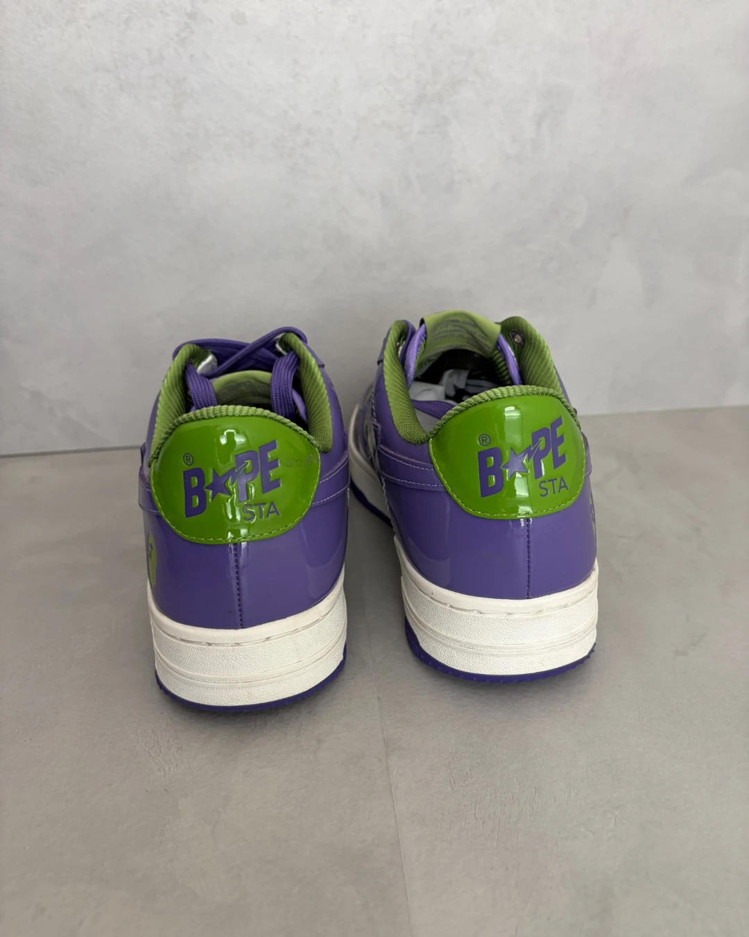 Bape Bapestaz green and purple – UK 9