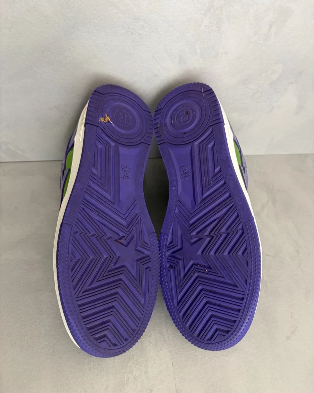 Bape Bapestaz green and purple – UK 9