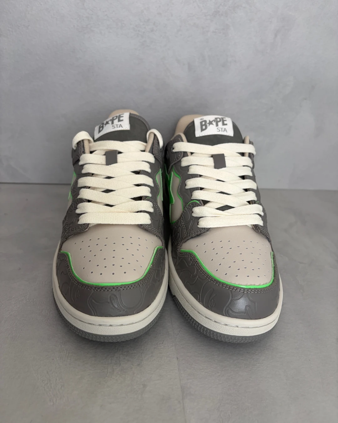 Bape Sk8 Sta grey / green – UK8