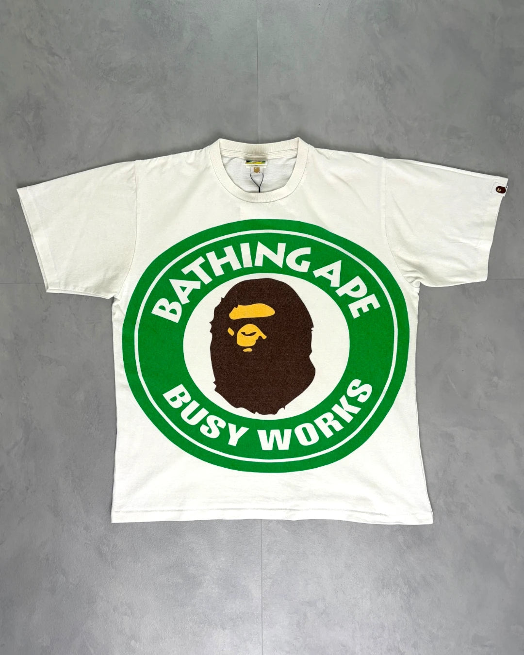 Bape Large Busy Works T Shirt white - M
