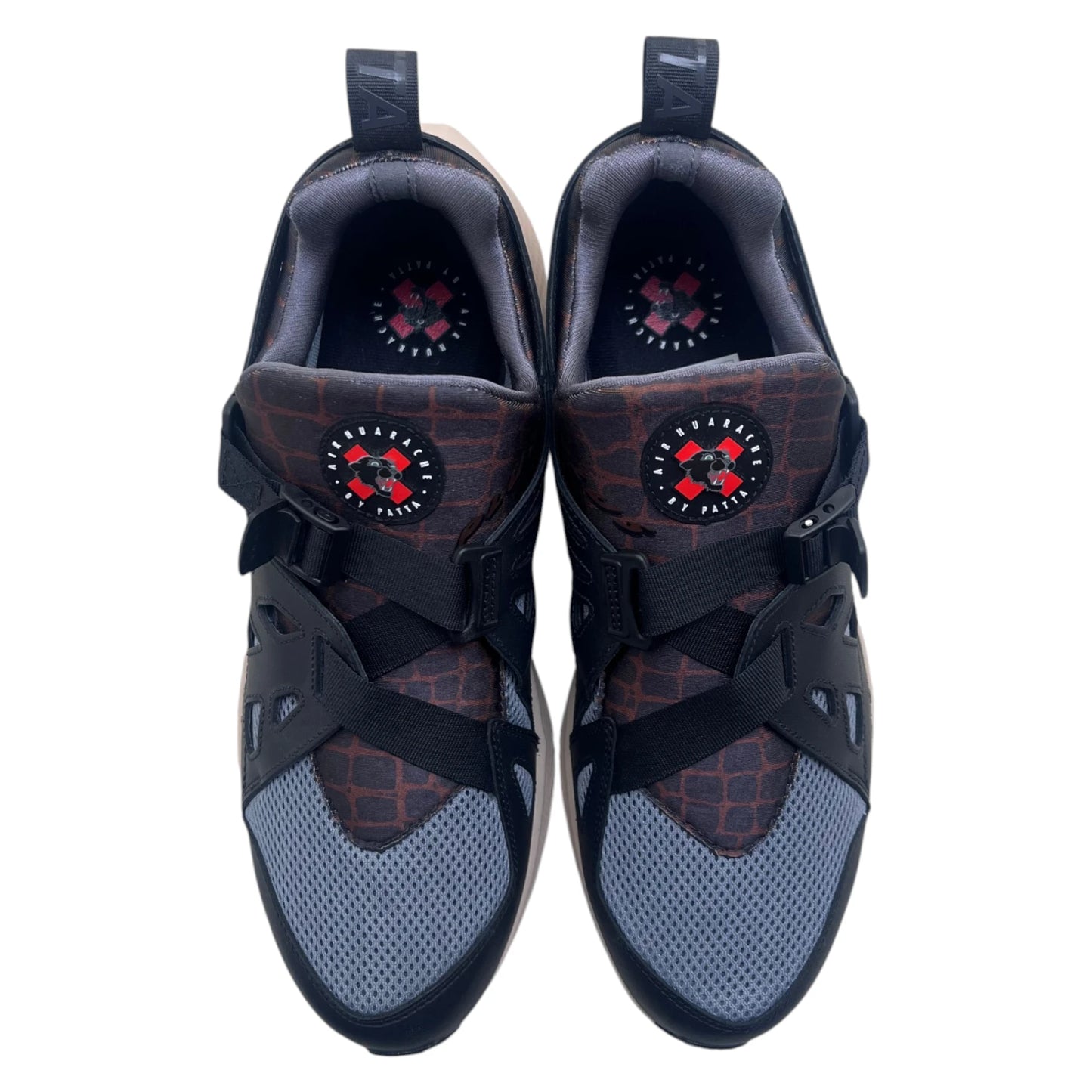Patta X Nike Air Huarache 20Y24 black / cool grey - UK 10.5