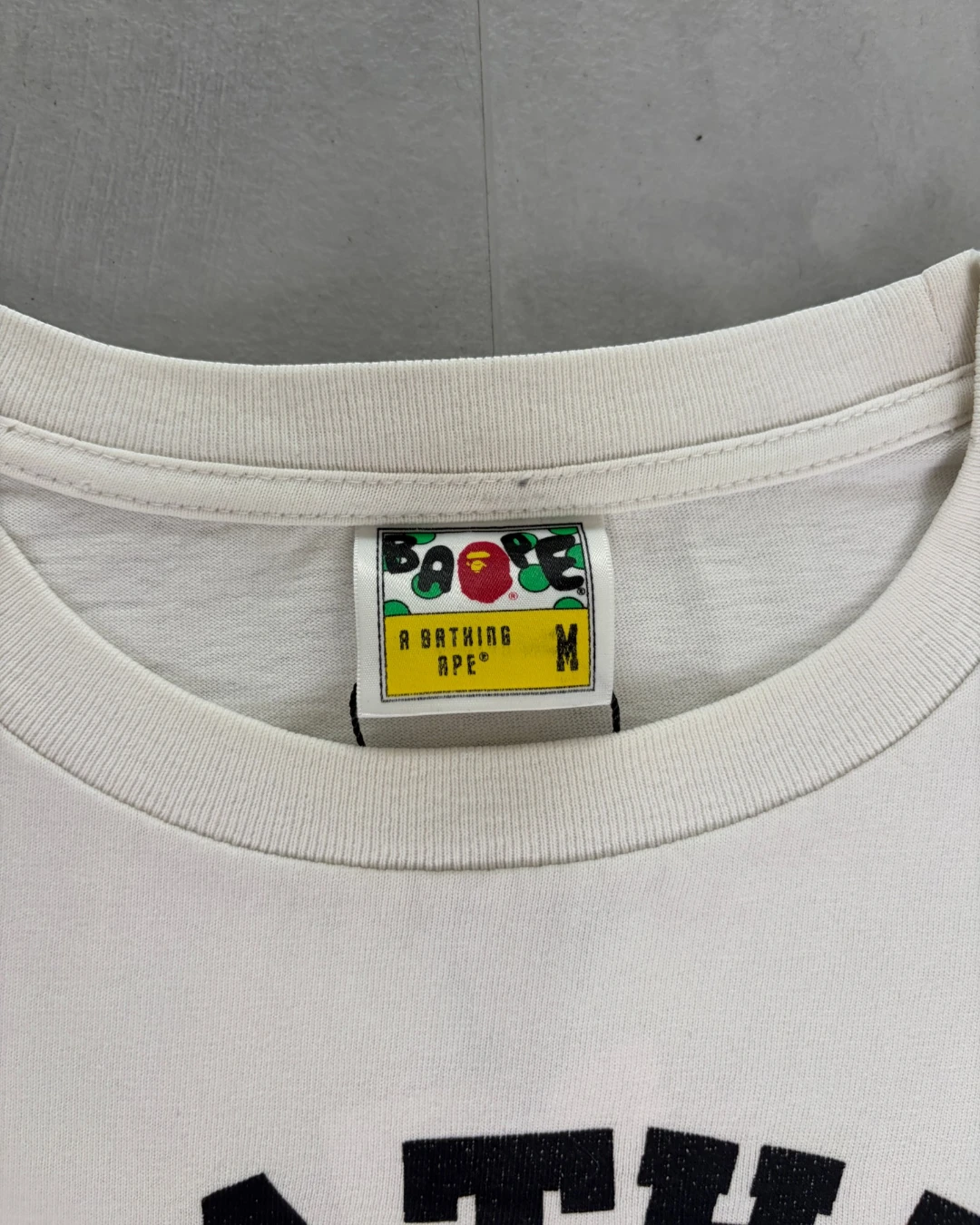 Bape Bathing Ape Desert Camo Ape T Shirt white - M