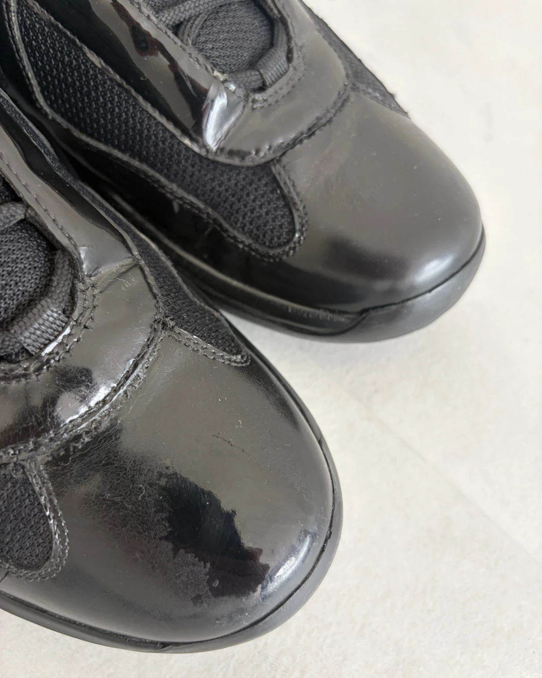 Prada Cups Patent black – UK4