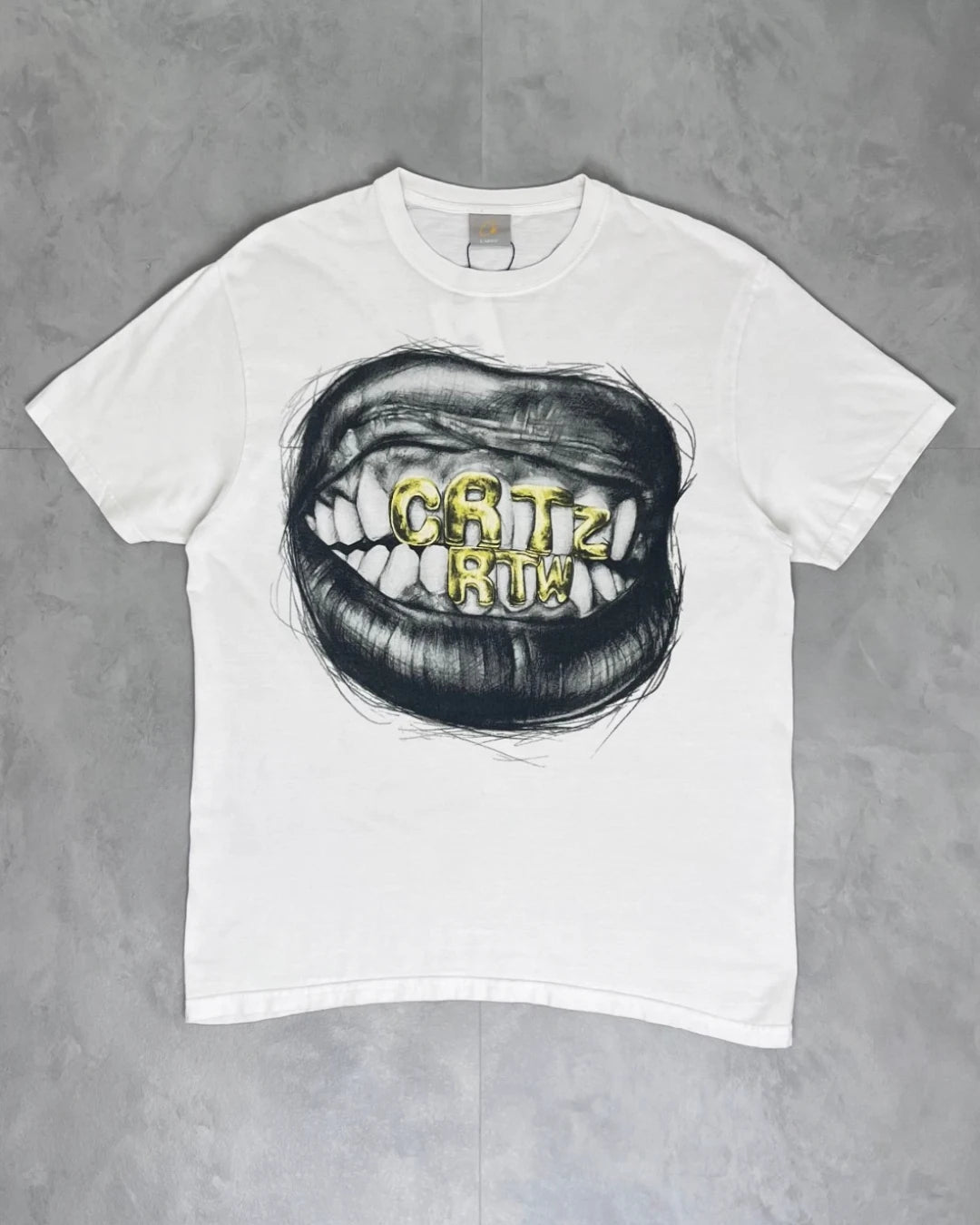CORTEIZ Grills White T Shirt - (USED) - L