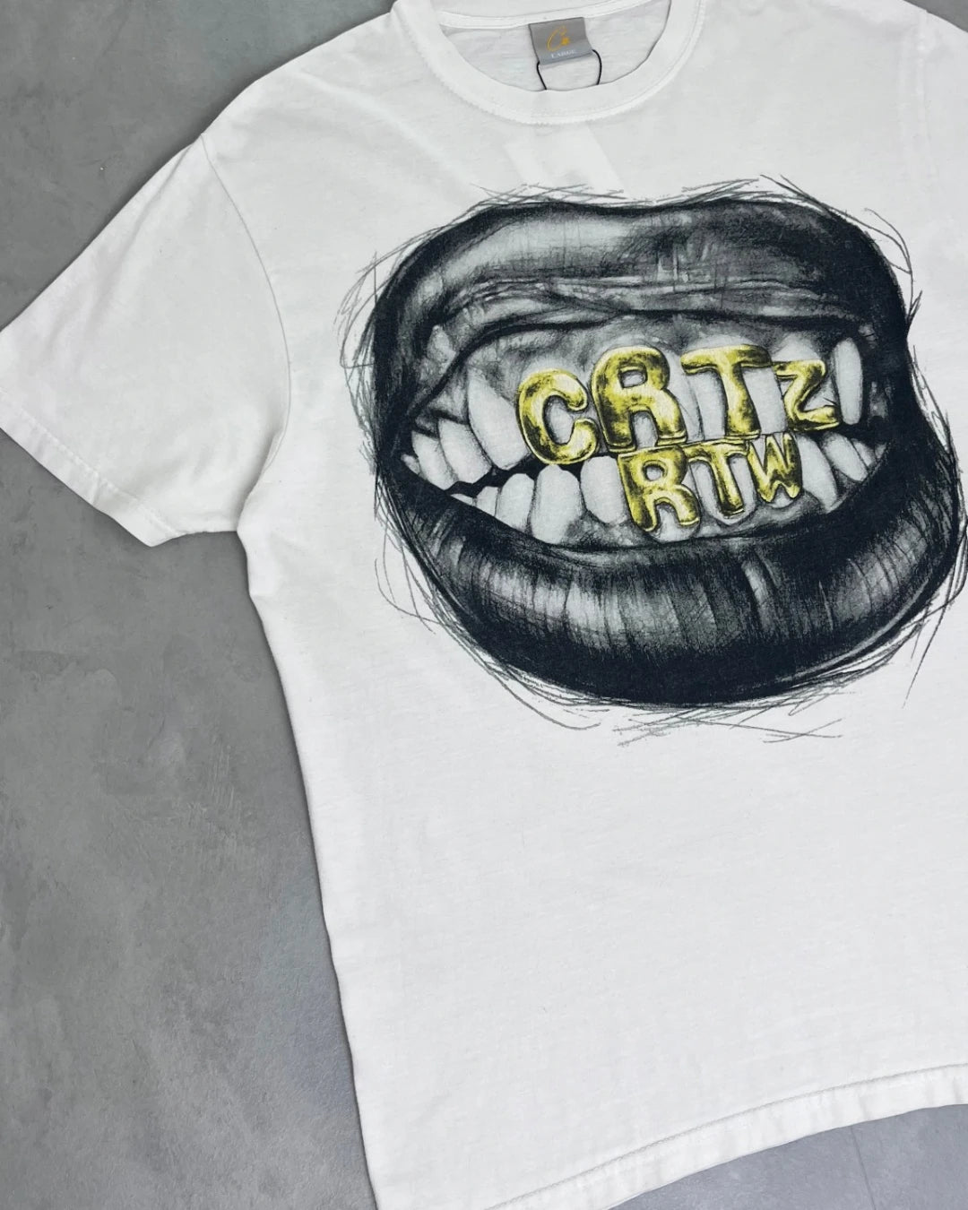 CORTEIZ Grills White T Shirt - (USED) - L