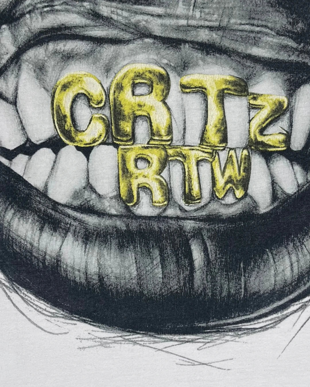 CORTEIZ Grills White T Shirt - (USED) - L