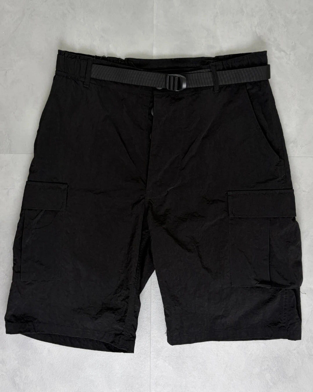 Corteiz Lightwork Nylon Cargo Shorts black - XL