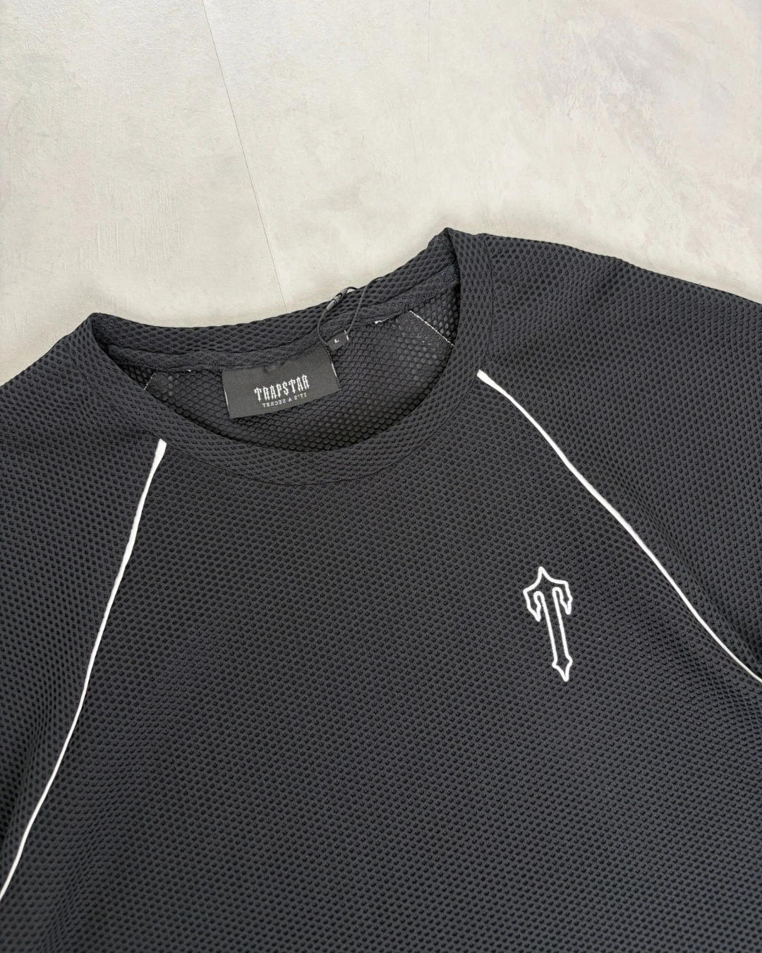 Trapstar Mesh Jersey Top black - L