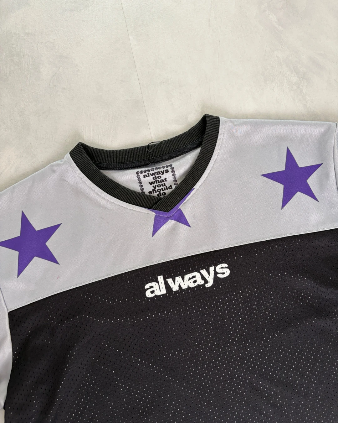 ADWYSD Mesh Football Jersey grey / black – M