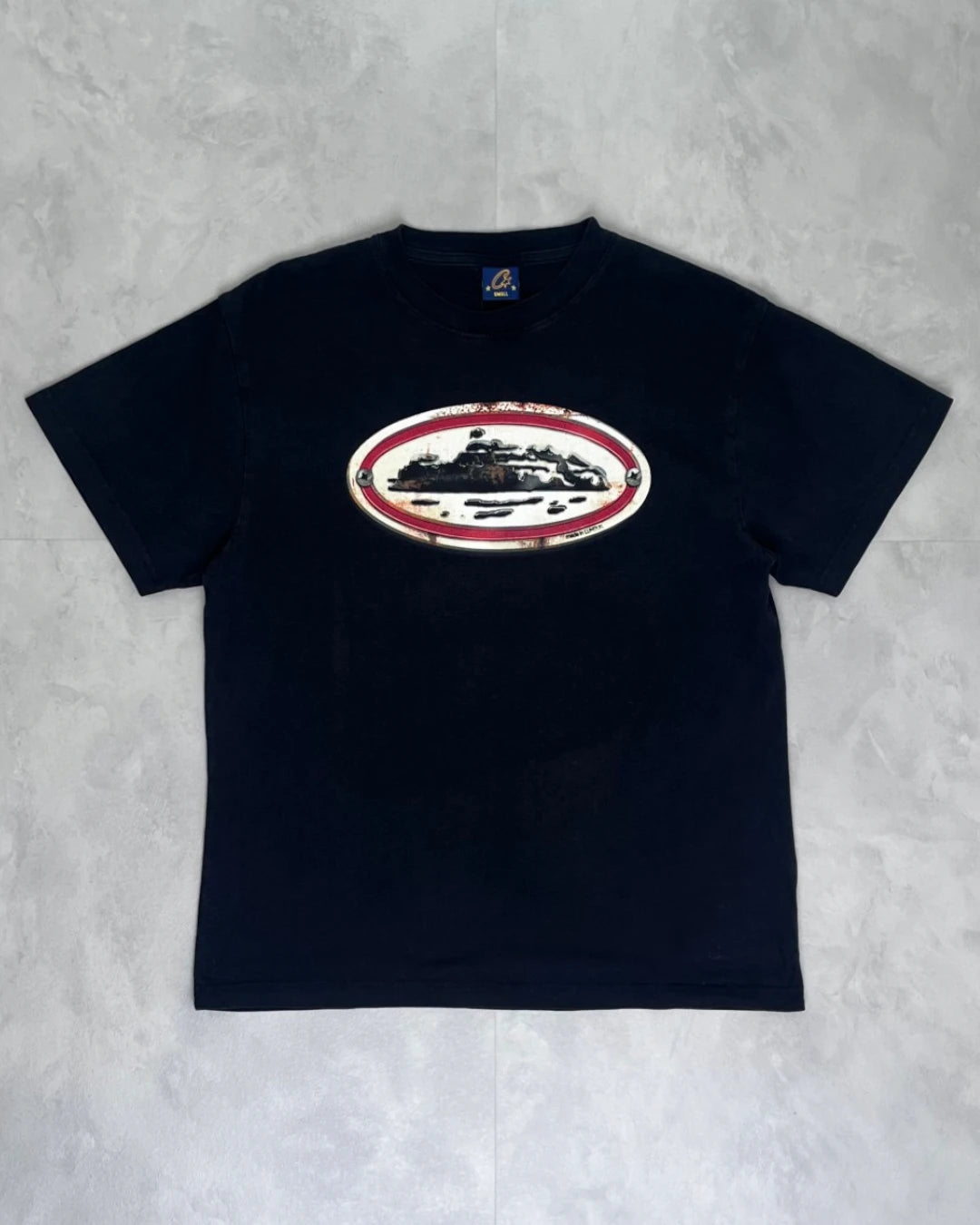 CORTEIZ Rusty Alcatraz Black T Shirt - (USED) - S